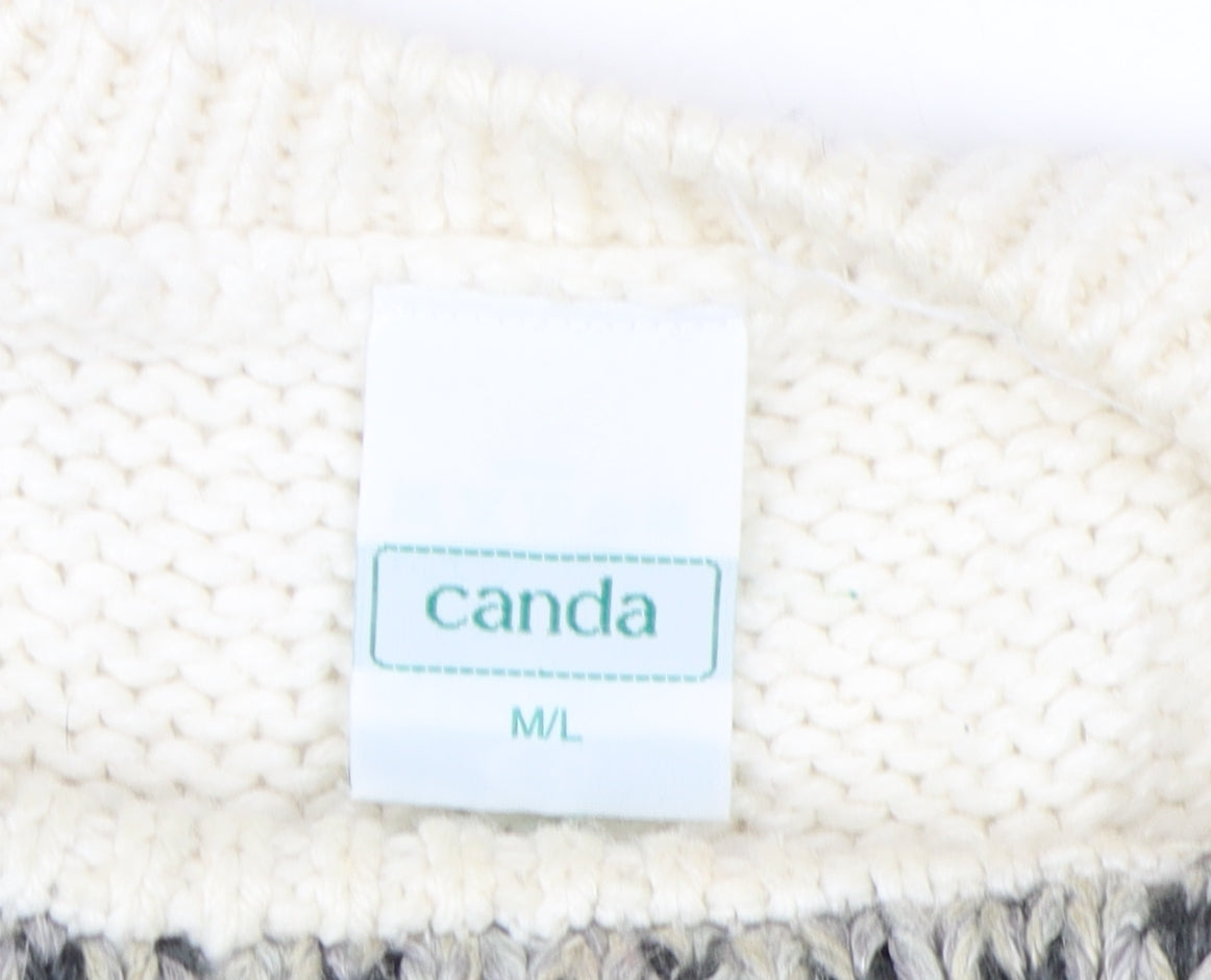 Canda Women's Multicoloured M Pullover Jumper