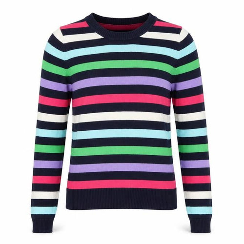Gap Girls Striped Cotton Crew Neck Jumper XL