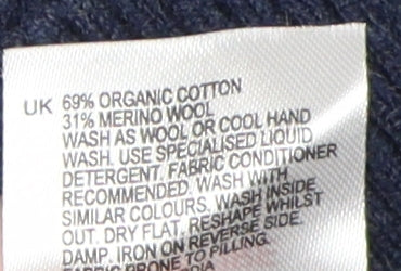 White Stuff Women's Blue Striped Jumper UK 8