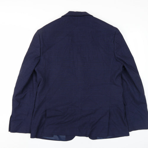 Moss 1851 Men's Blue Slim Fit Blazer 44R