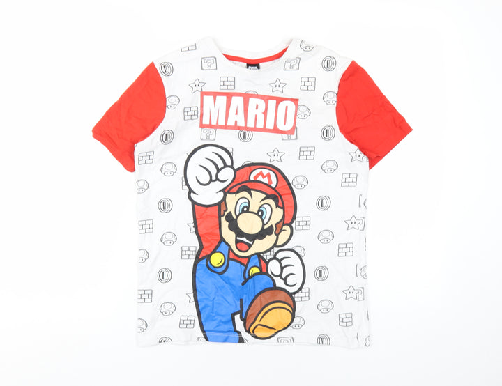Super Mario Boys Red Graphic T-Shirt 13-14 Years