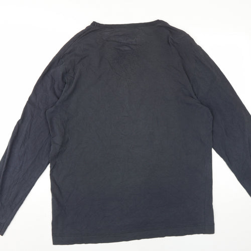 Hugo Boss Men's Black Long Sleeve T-Shirt XL