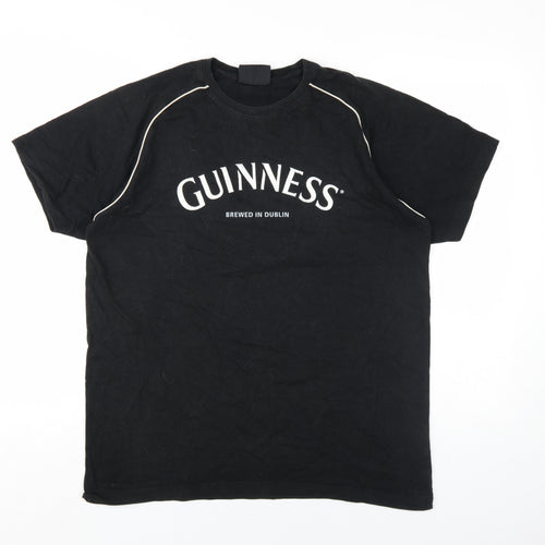 Guinness Men's Black L/XL Graphic T-Shirt