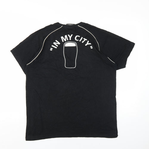 Guinness Men's Black L/XL Graphic T-Shirt