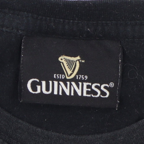 Guinness Men's Black L/XL Graphic T-Shirt