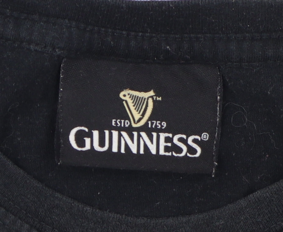 Guinness Men's Black L/XL Graphic T-Shirt