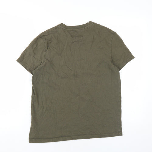 The Stronghold Men's XS Green Crew Neck T-Shirt