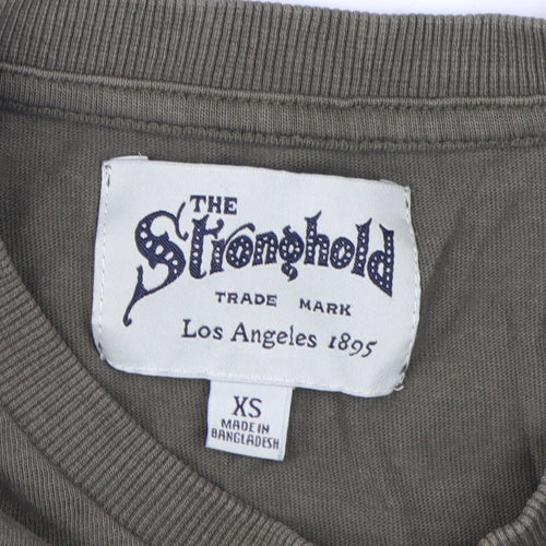 The Stronghold Men's XS Green Crew Neck T-Shirt