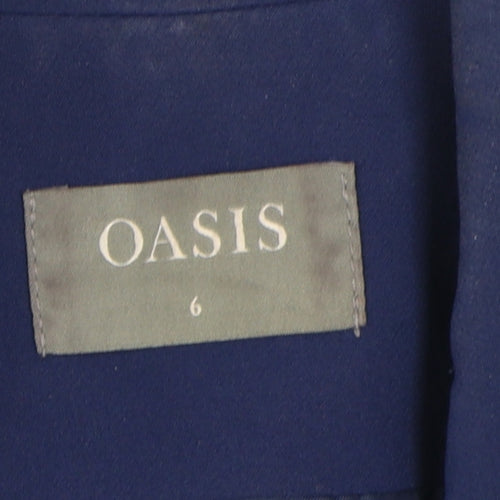 Oasis Women's Blue Slim Fit Blazer UK 6