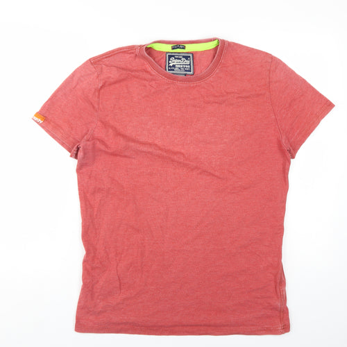 Superdry Men's Red Vintage T-Shirt - Large