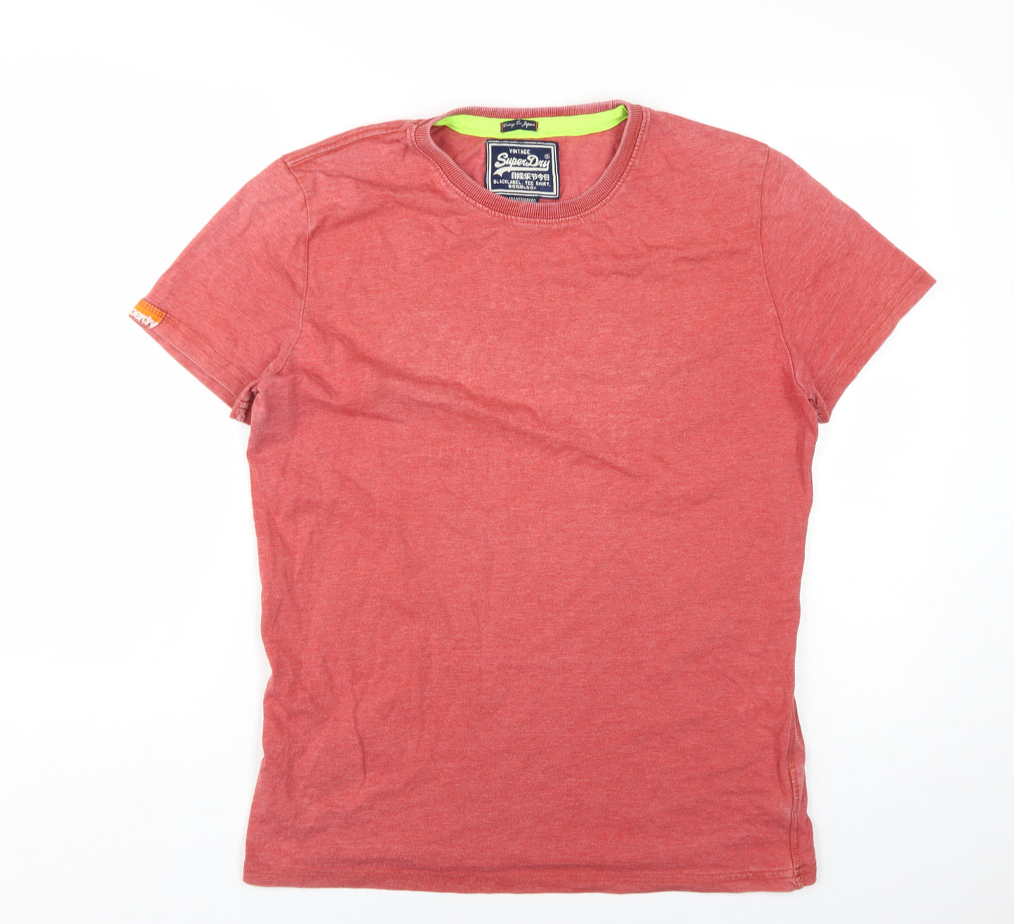 Superdry Men's Red Vintage T-Shirt - Large