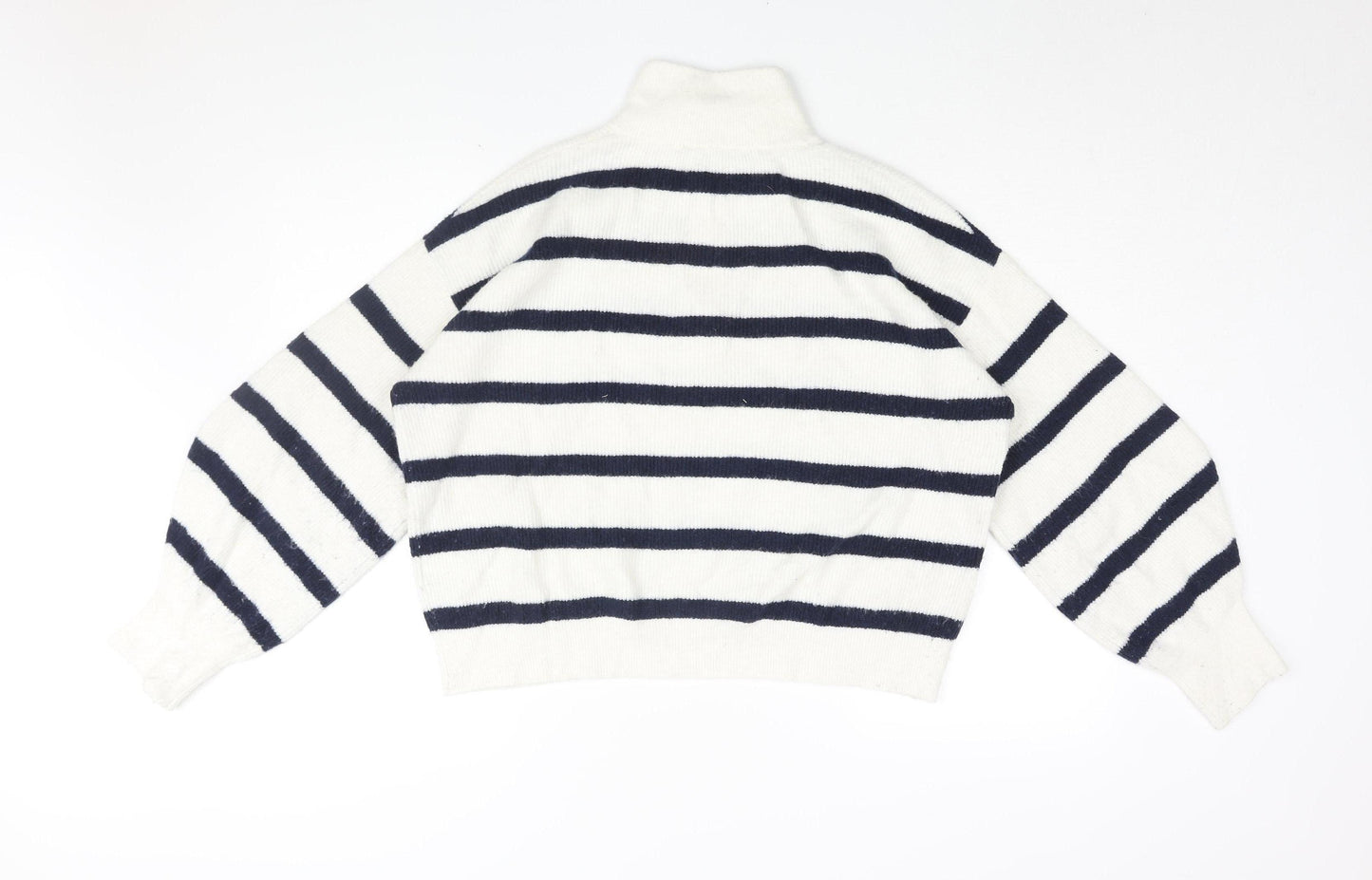 French Connection Women's L Multicolour Striped Pullover Jumper