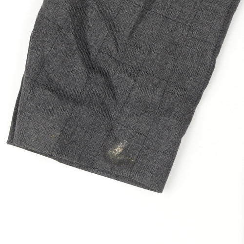 Marks and Spencer Men's Grey Check Blazer Size 42