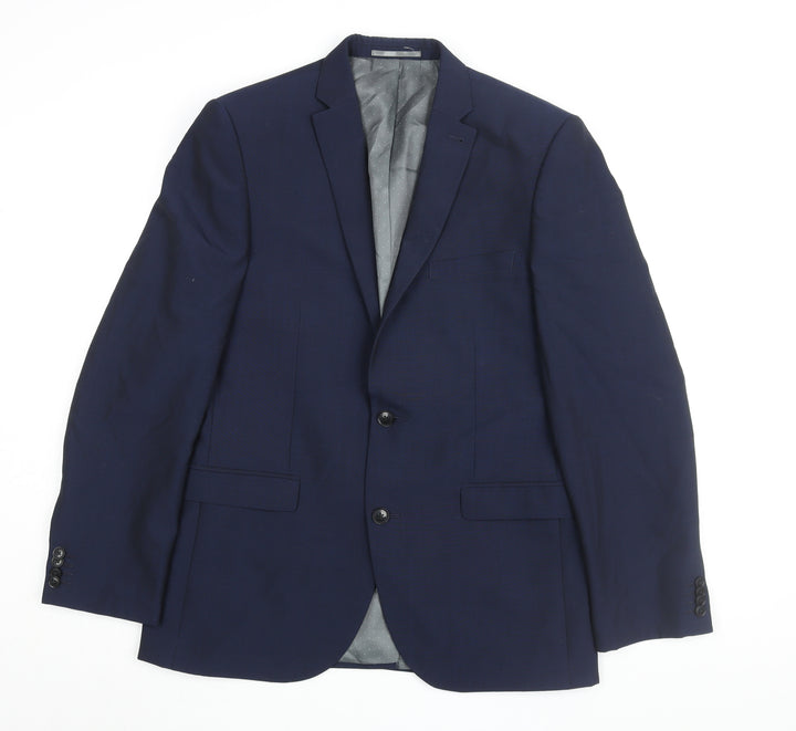 Next Men's Blue Blazer, Size 40, Single-Breasted