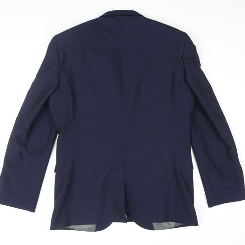 Next Men's Blue Blazer, Size 40, Single-Breasted