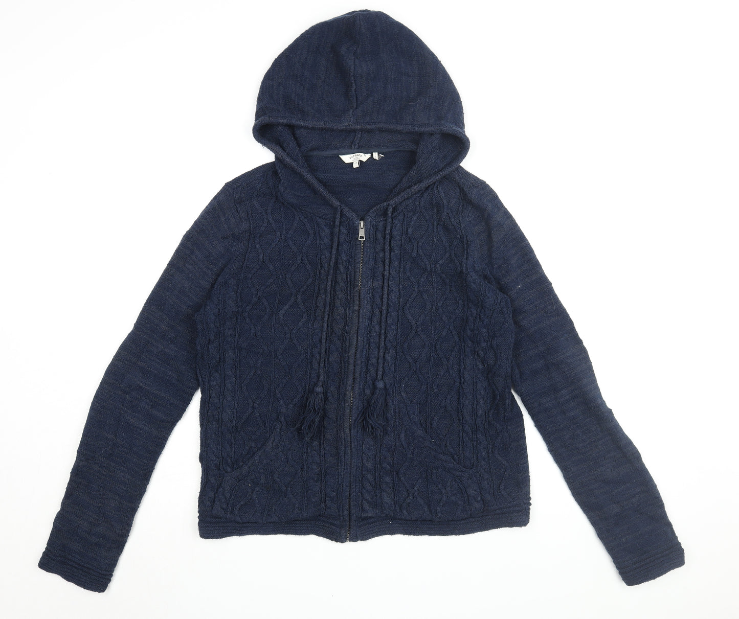FatFace Women's Blue Full Zip Hoodie Size 14