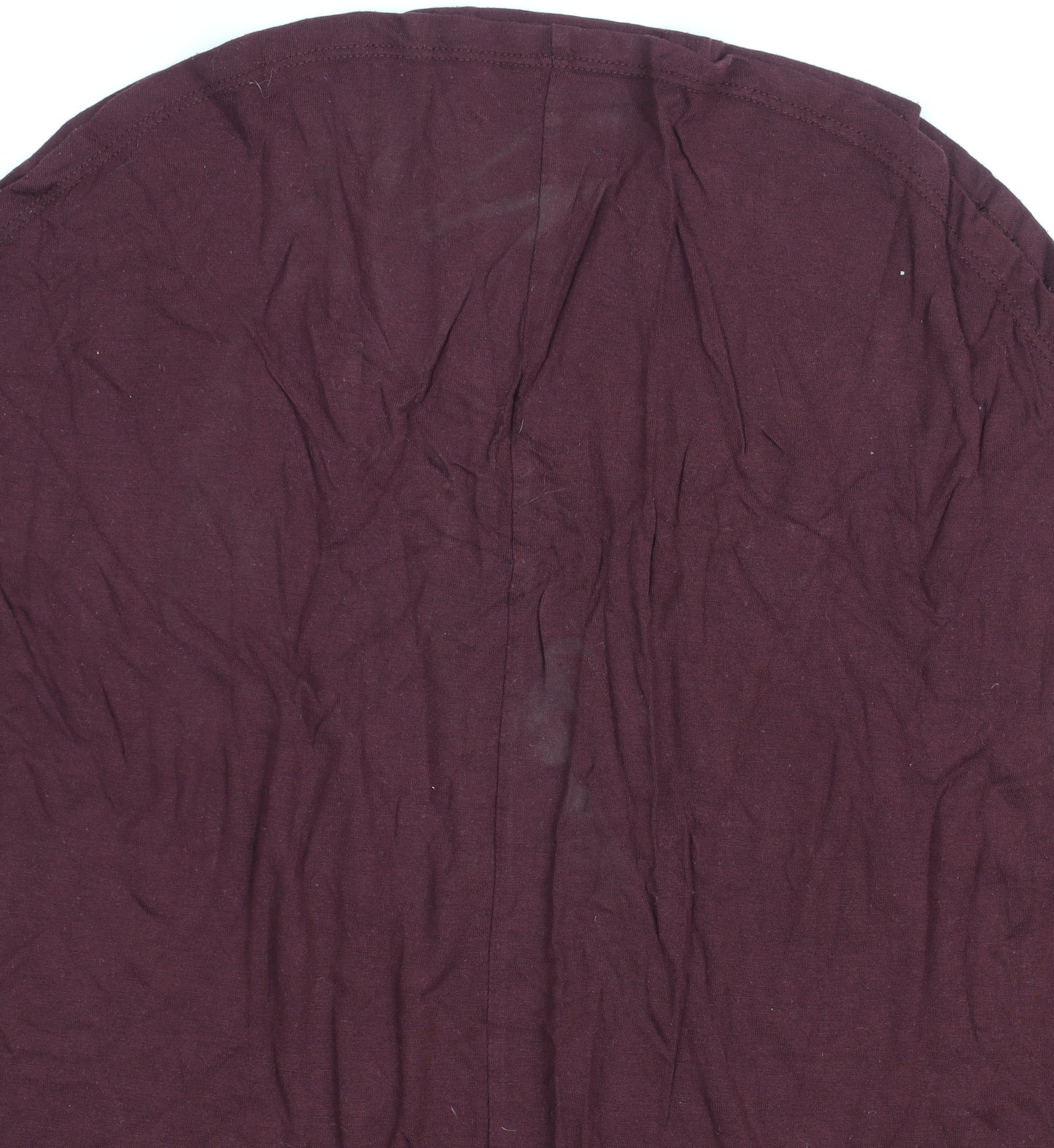 GAP Women's Blouse XS Burgundy Jersey V-Neck Casual