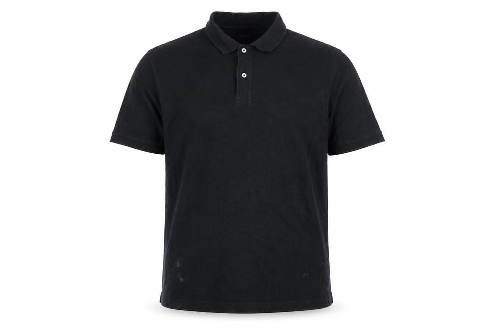 Lands' End Men's Black Polo Shirt XL Classic Fit