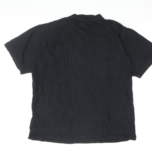 Adidas Men's Black Crew Neck T-Shirt Medium