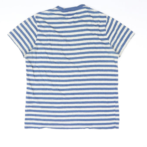 Levi's Men's Blue Striped T-Shirt M Crew Neck