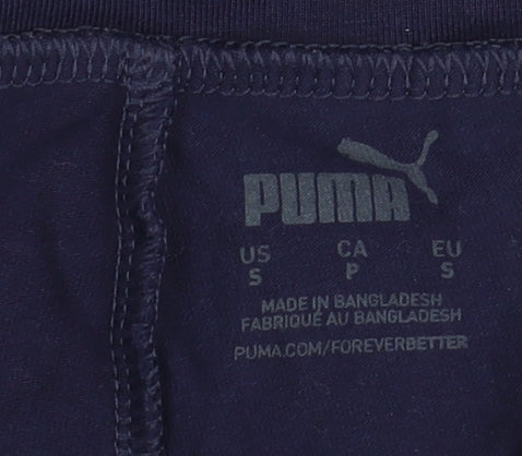 Puma Women's Navy Leggings, Size S, Cotton Blend Activewear