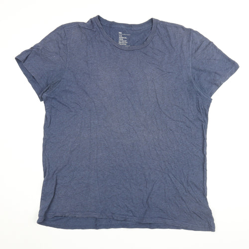 Gap Men's Blue Cotton Crew Neck T-Shirt Size XL