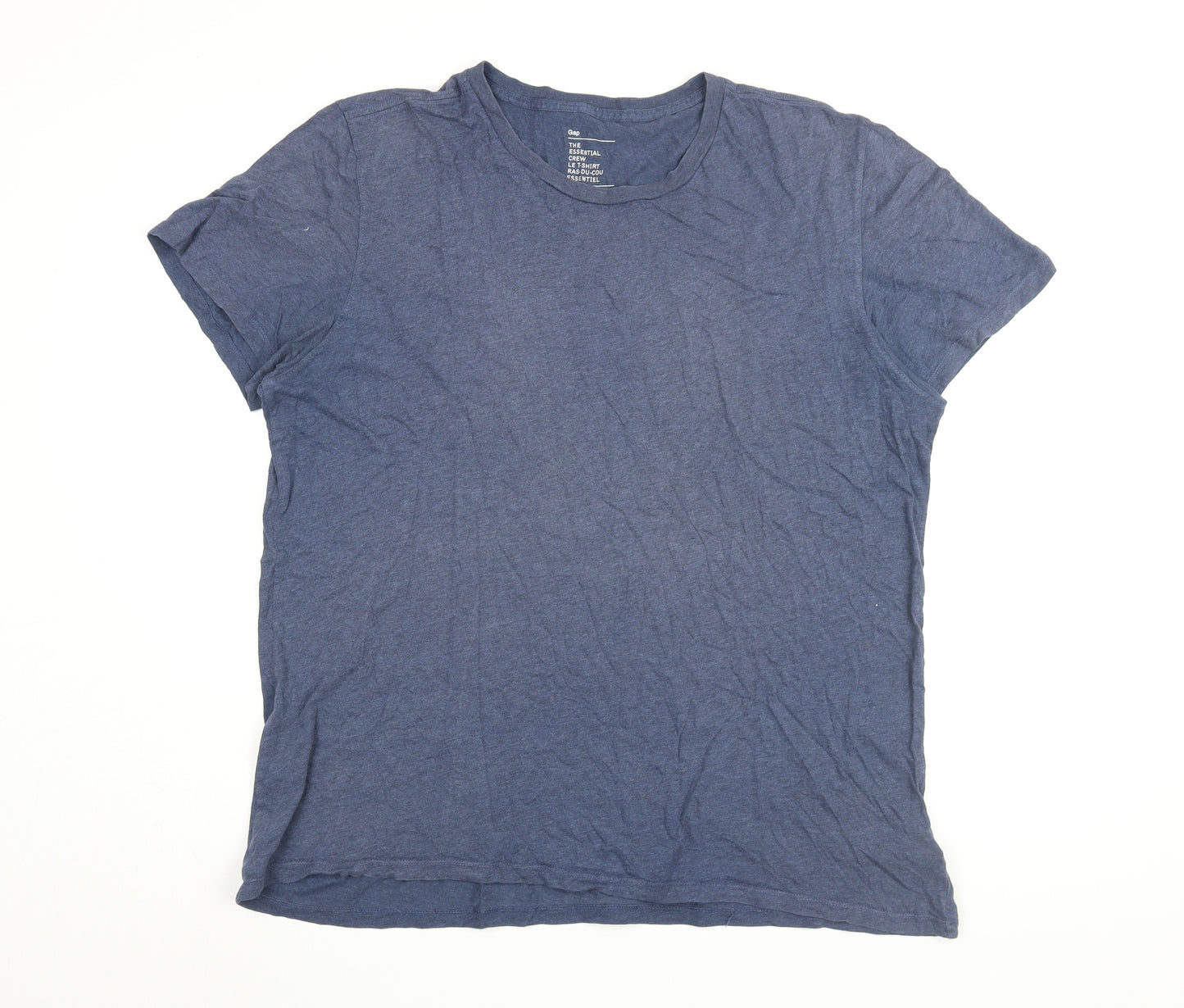 Gap Men's Blue Cotton Crew Neck T-Shirt Size XL