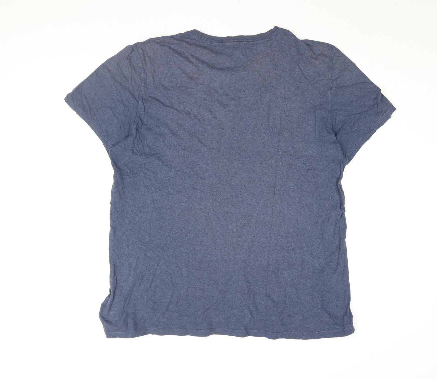 Gap Men's Blue Cotton Crew Neck T-Shirt Size XL