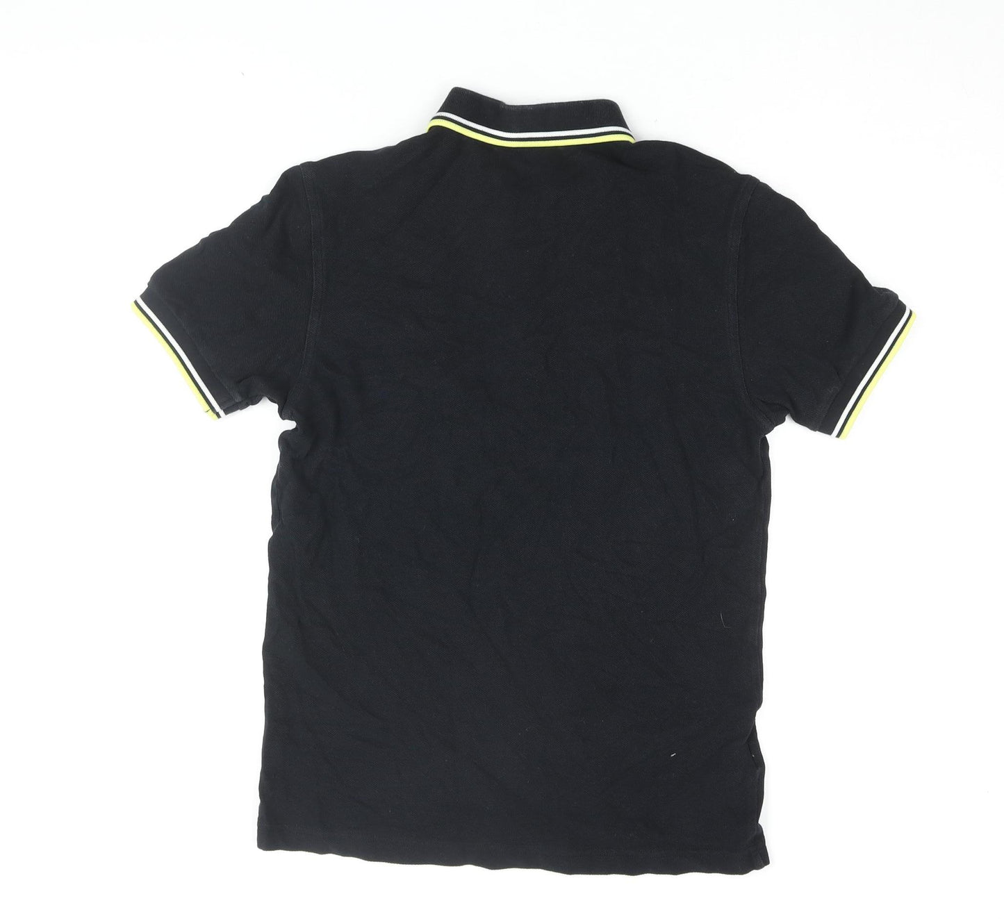 Fred Perry Men's Black Polo Shirt S - Classic Look