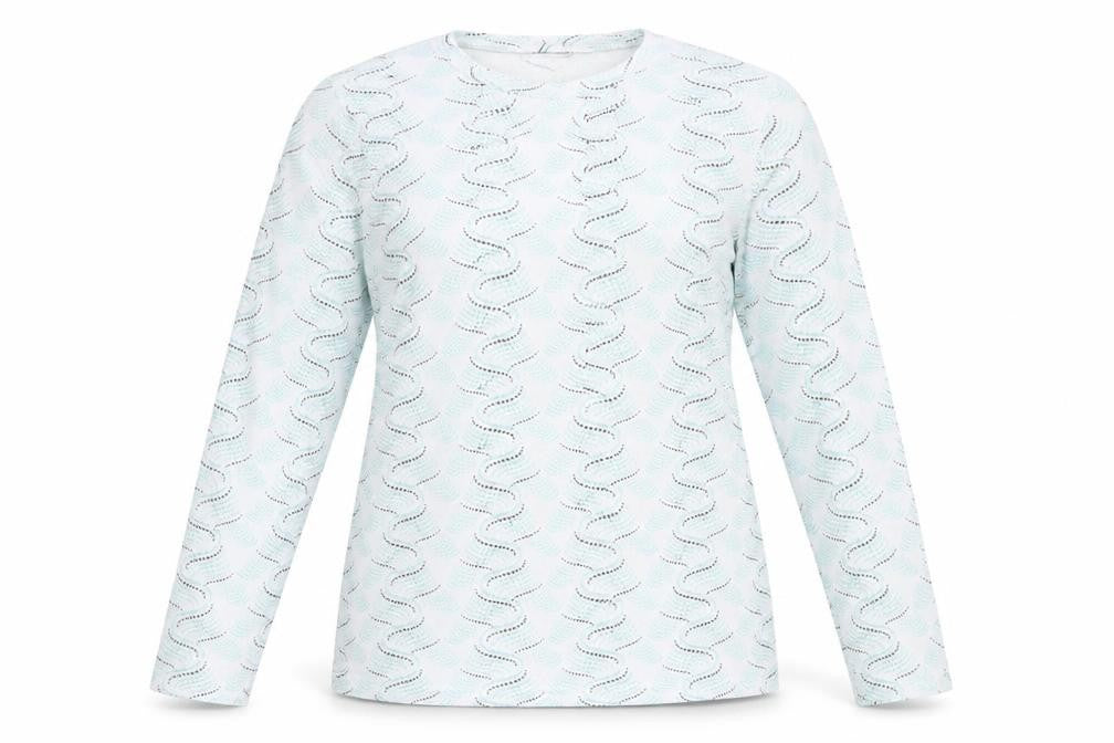 Front view of Crivit Women's Multicoloured Long Sleeve Top