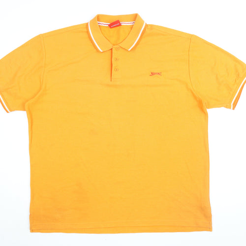 Slazenger Men's Orange 2XL Polo Shirt