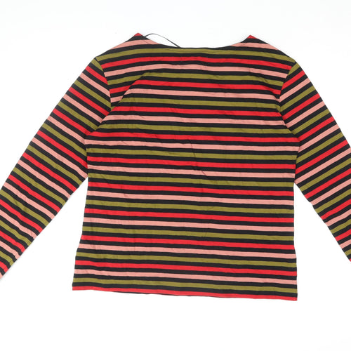 Seasalt Women's Multicoloured Striped T-Shirt UK 14