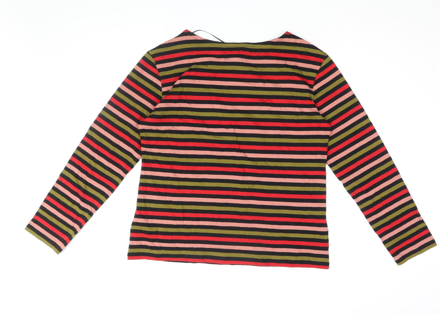 Seasalt Women's Multicoloured Striped T-Shirt UK 14