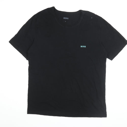 Boss Men's Black XL Crew Neck Logo T-Shirt