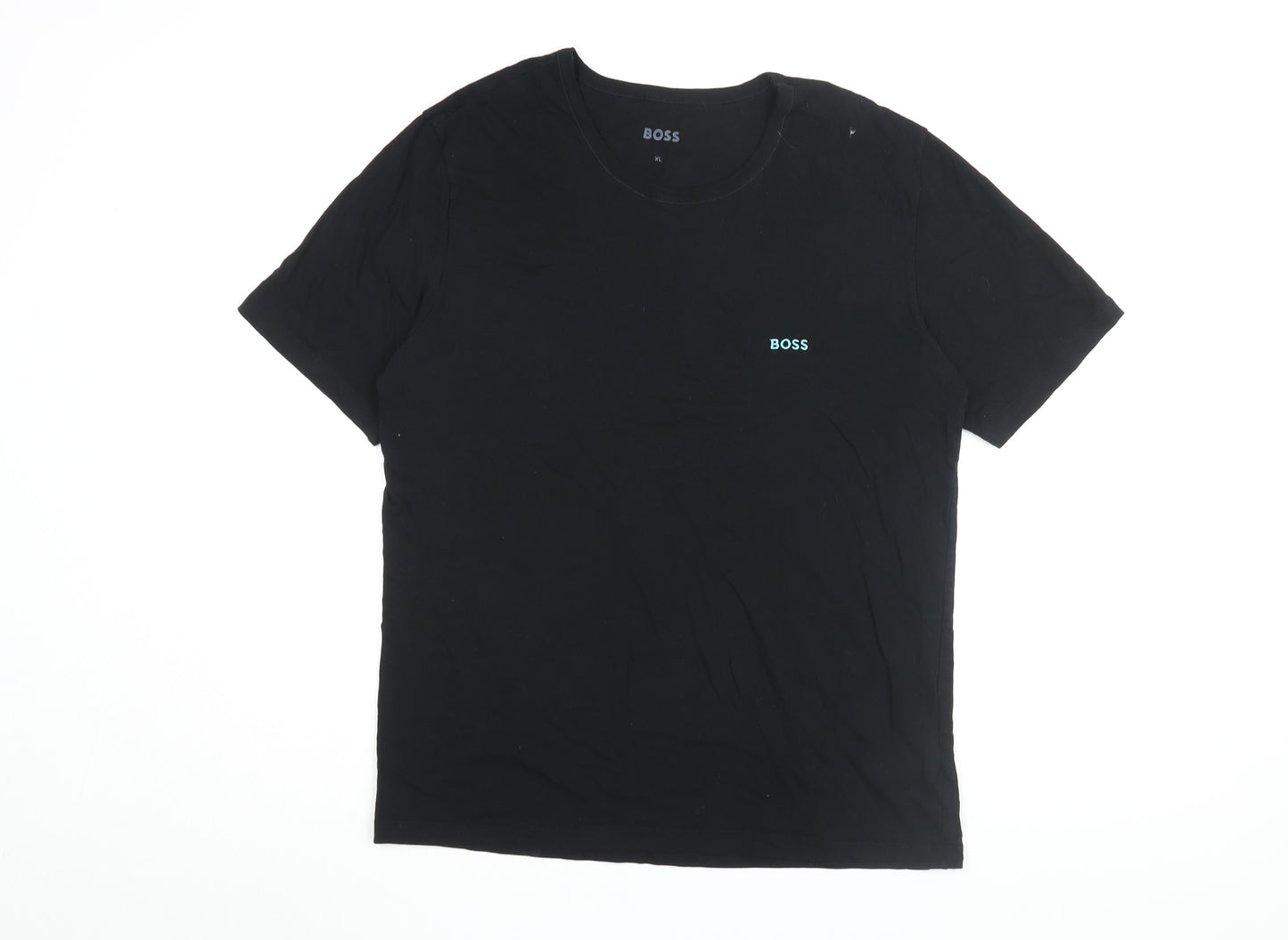 Boss Men's Black XL Crew Neck Logo T-Shirt