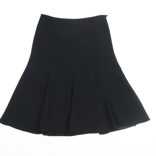 Next Women's Black Petite Flare Skirt Size 6