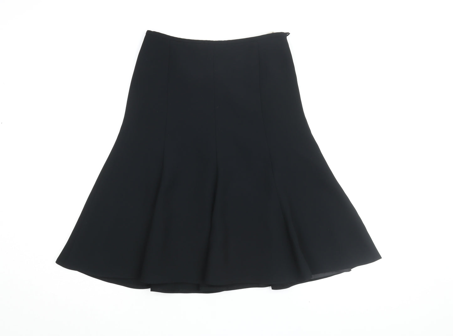 Next Women's Black Petite Flare Skirt Size 6