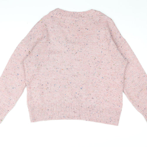 Next Women's Pink Knit Pullover Jumper Size 14