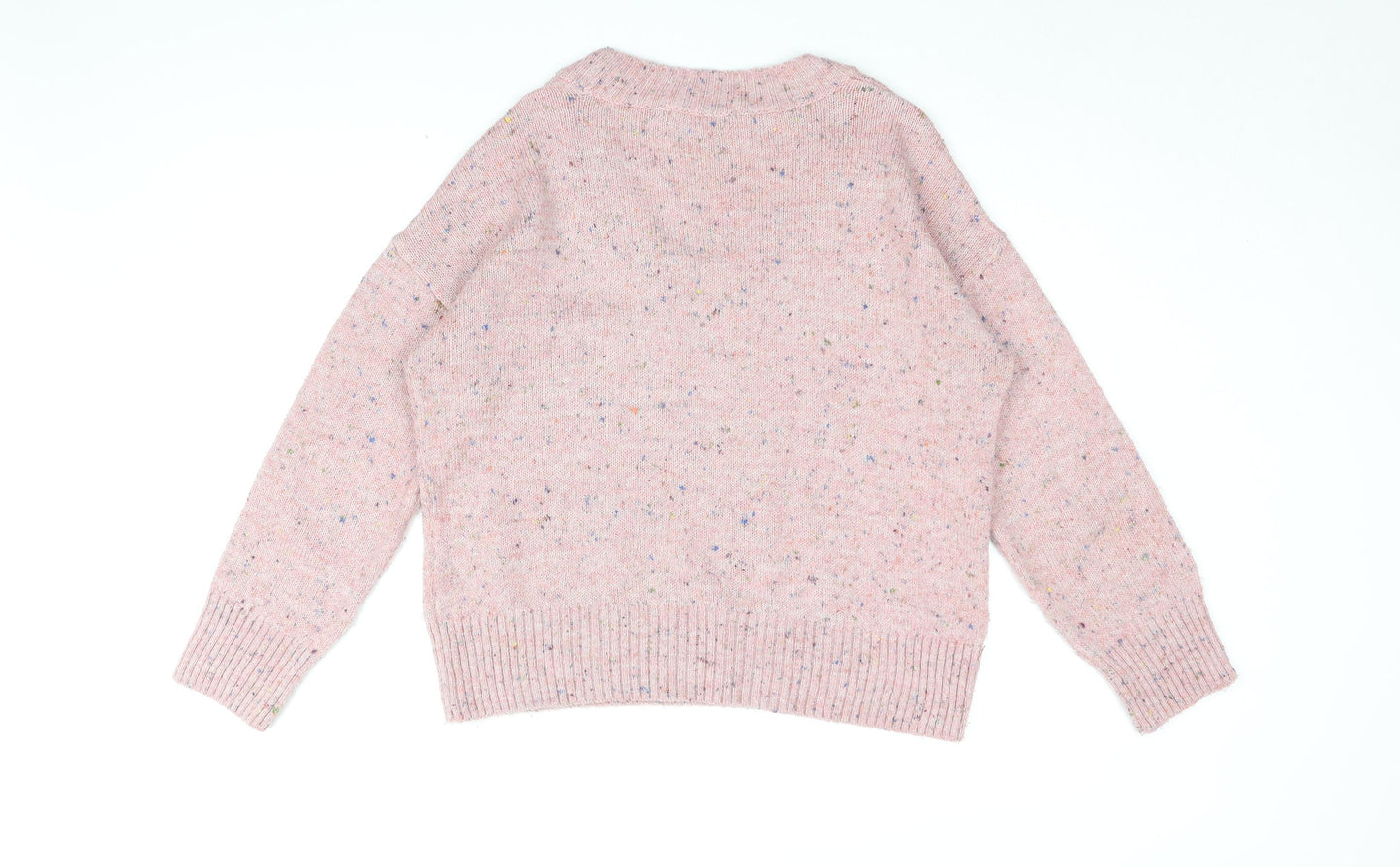 Next Women's Pink Knit Pullover Jumper Size 14