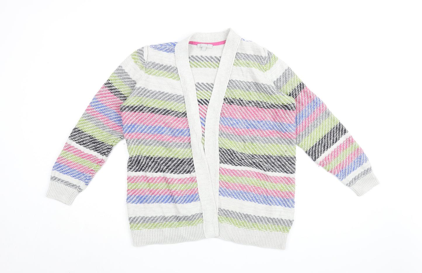 Per Una Striped Women's Cardigan - Size 14 Multicoloured