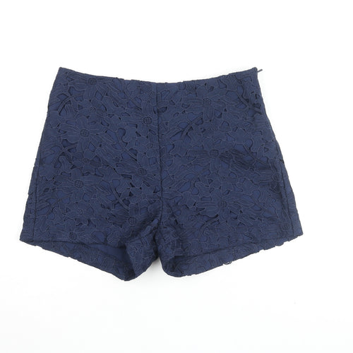 Mango Women's Blue Culotte Shorts, Size 10