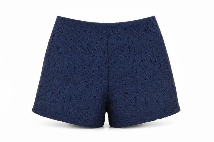 Mango Women's Blue Culotte Shorts, Size 10