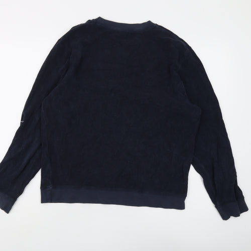 Sunspel Unisex Blue Cotton Sweatshirt L Casual Wear