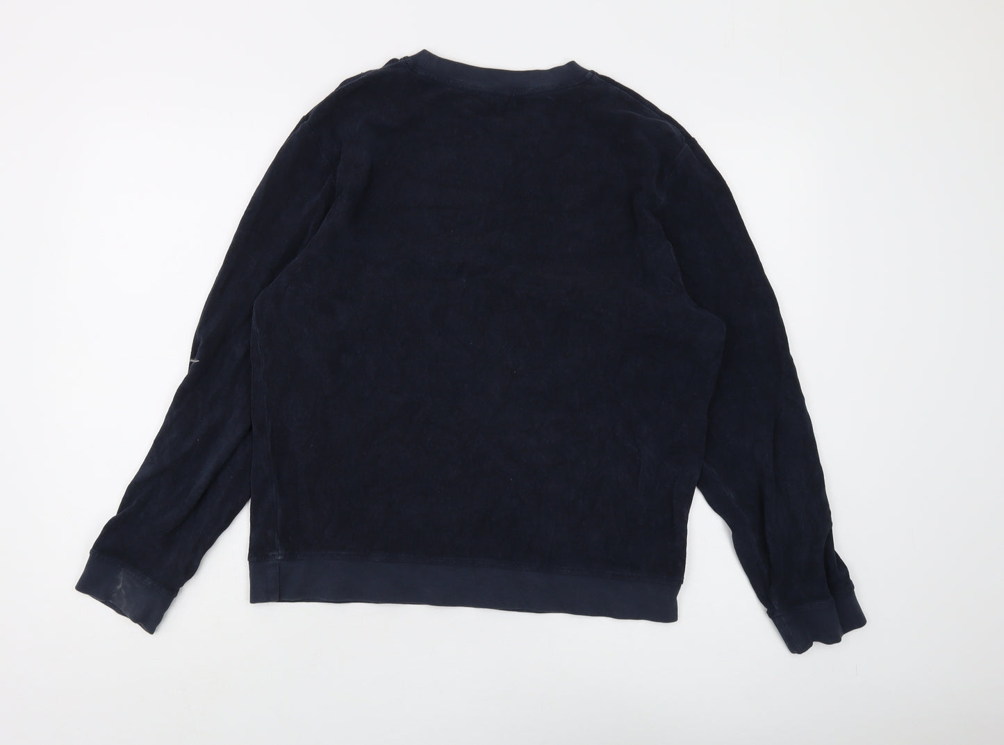 Sunspel Unisex Blue Cotton Sweatshirt L Casual Wear