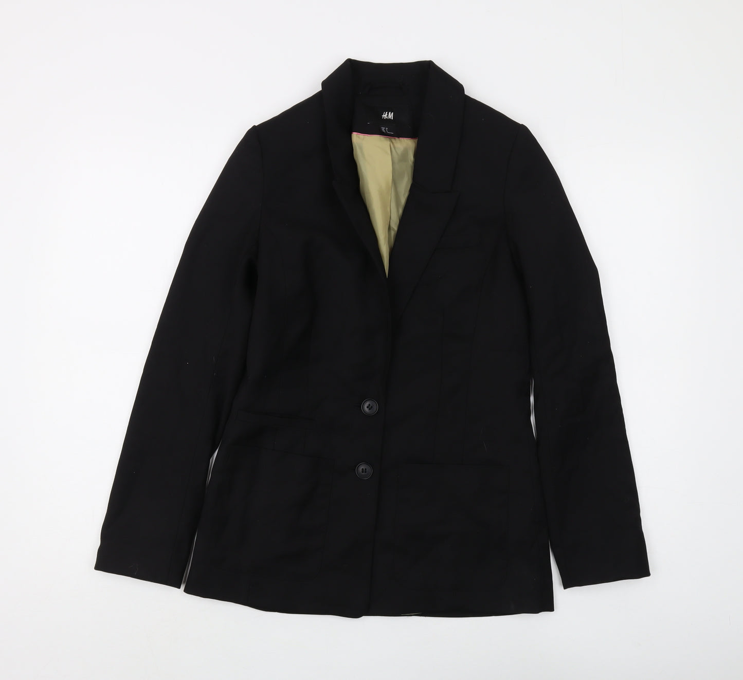 H&M Black Women's Slim Suit Jacket Size 4
