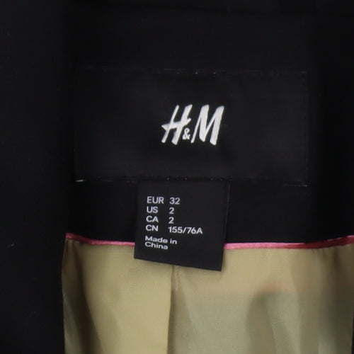 H&M Black Women's Slim Suit Jacket Size 4