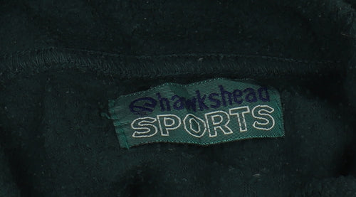 Hawkshead Unisex Green Fleece Pullover Sweatshirt S