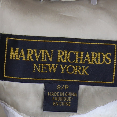 Marvin Richards Women's Beige Puffer Jacket Size S