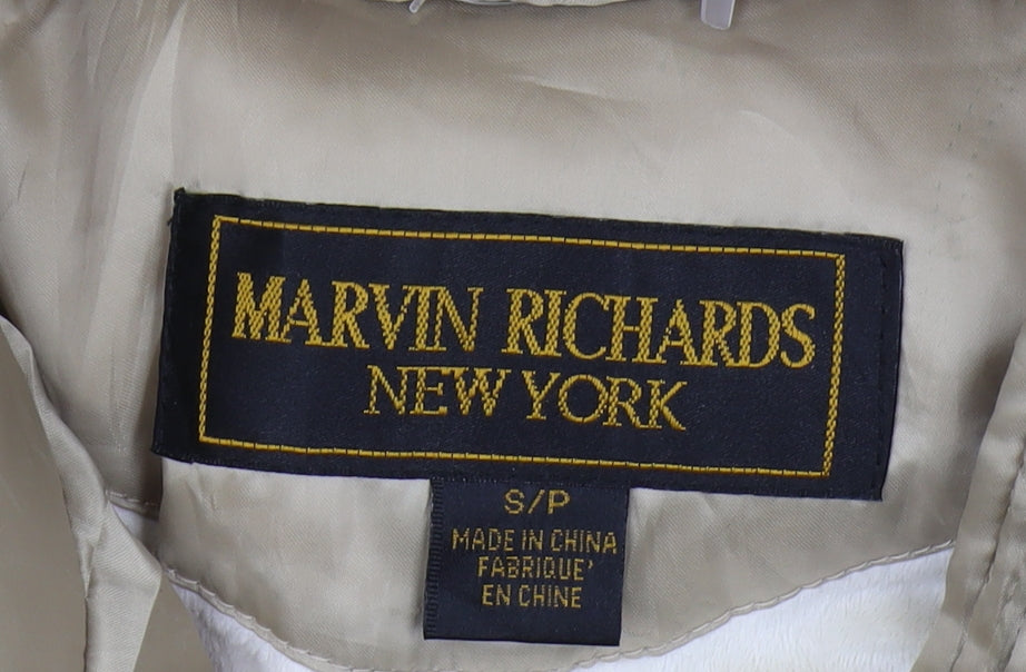 Marvin Richards Women's Beige Puffer Jacket Size S
