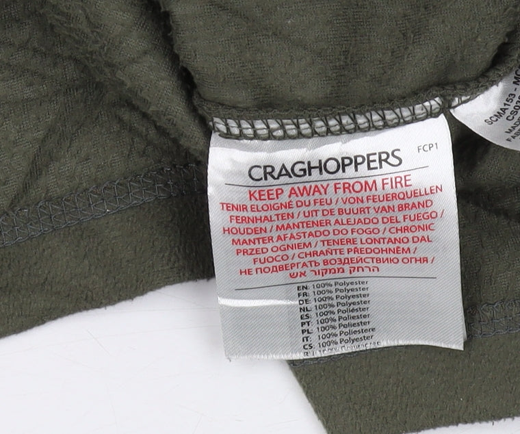 Craghoppers Men's Green Fleece Jacket, L